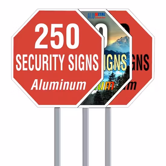 Flexible Aluminium-Verkehrsstraße, Straßenschild, Hof, Sicherheitswarnschilder